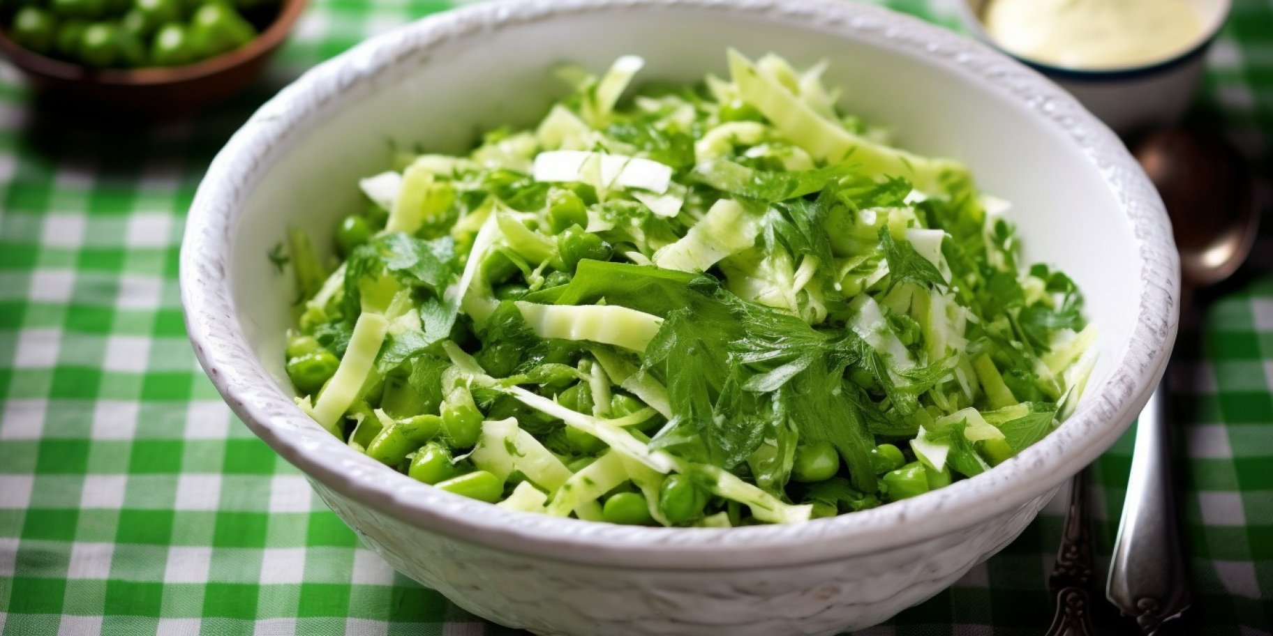 Літній абсолютно зелений салат