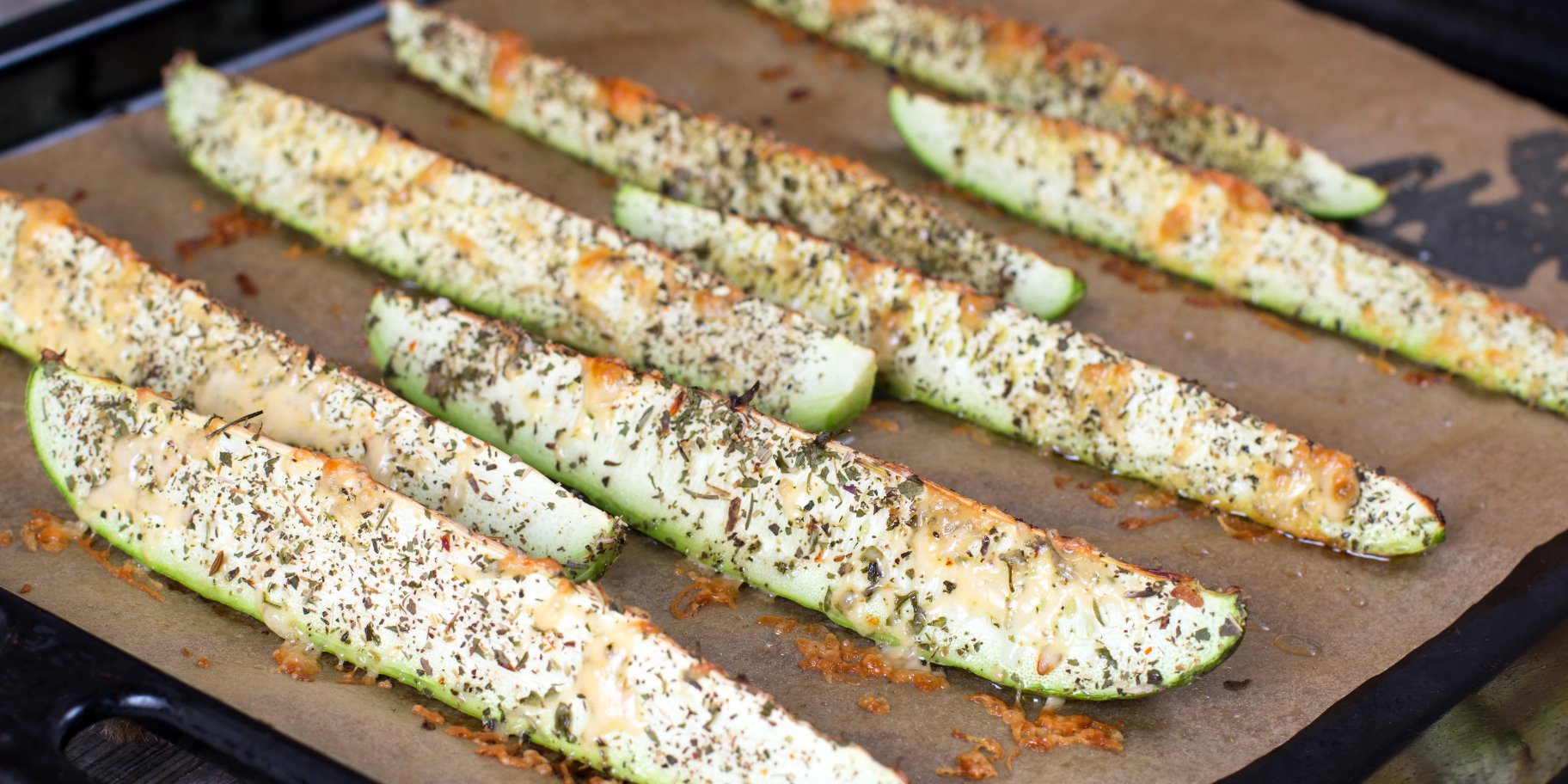 Запечені в маринаді кабачки