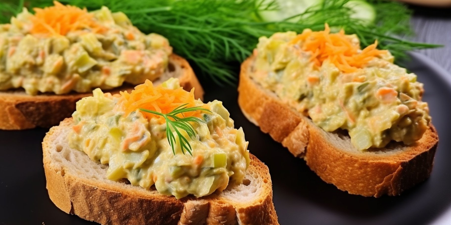 Бутерброды с намазкой