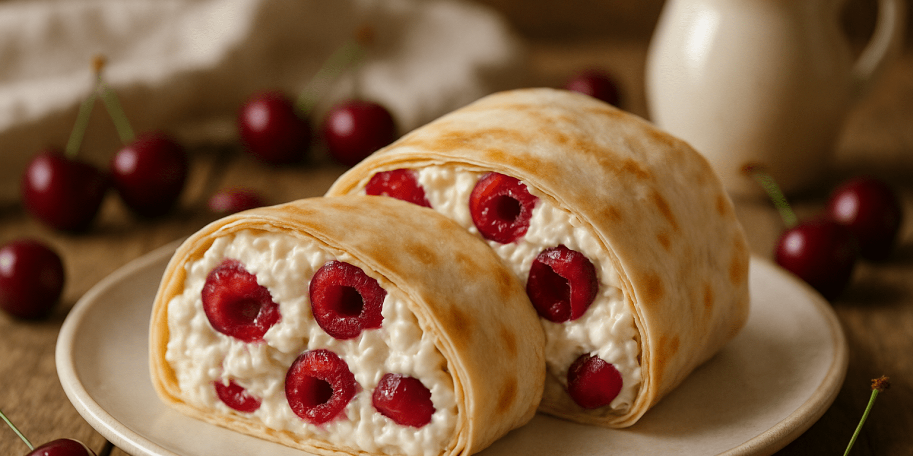 Солодкий струдель із сиром з лаваша