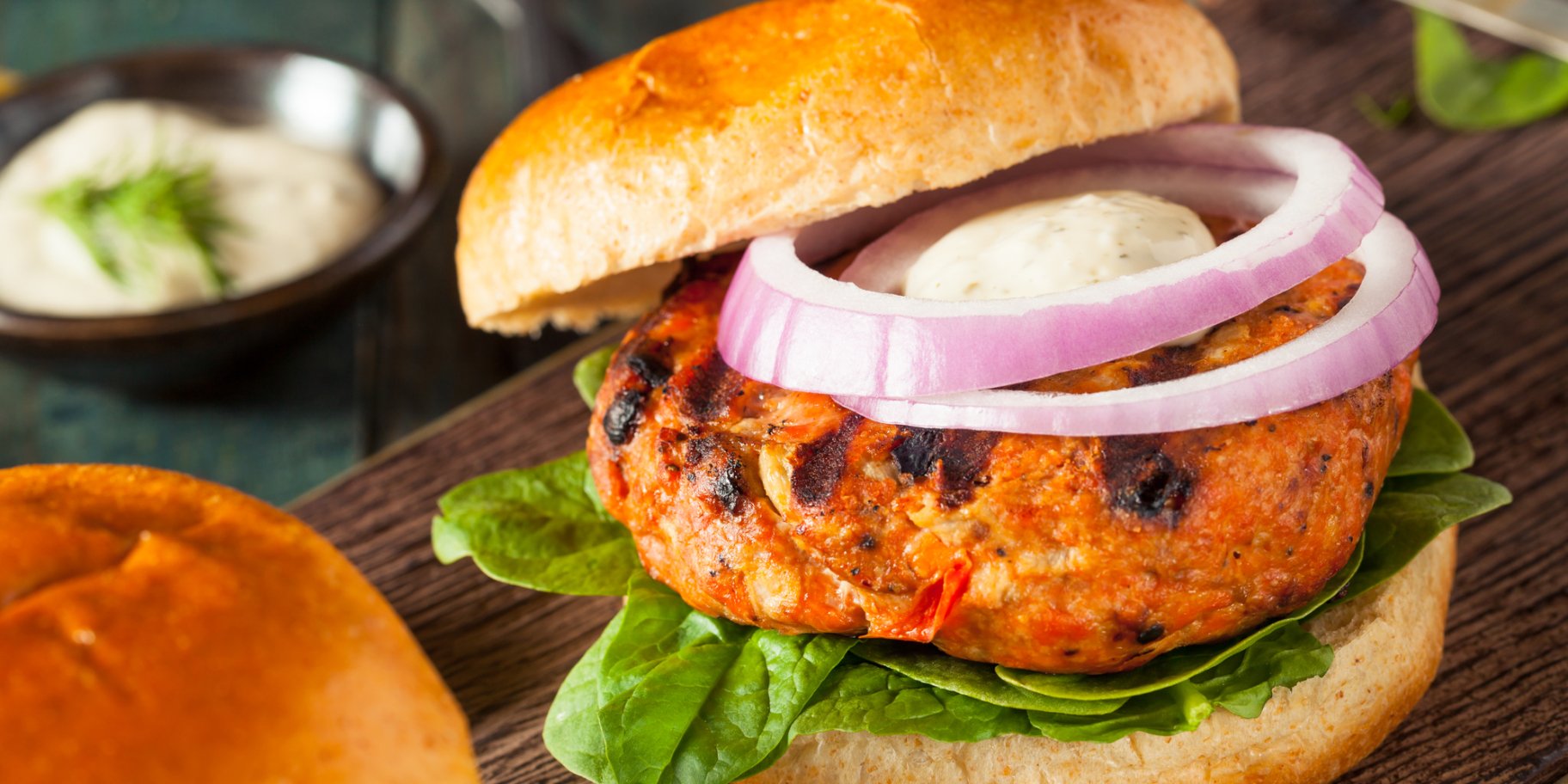 гамбургери з лососем