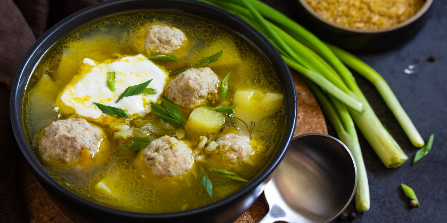 Рассольник с фрикадельками