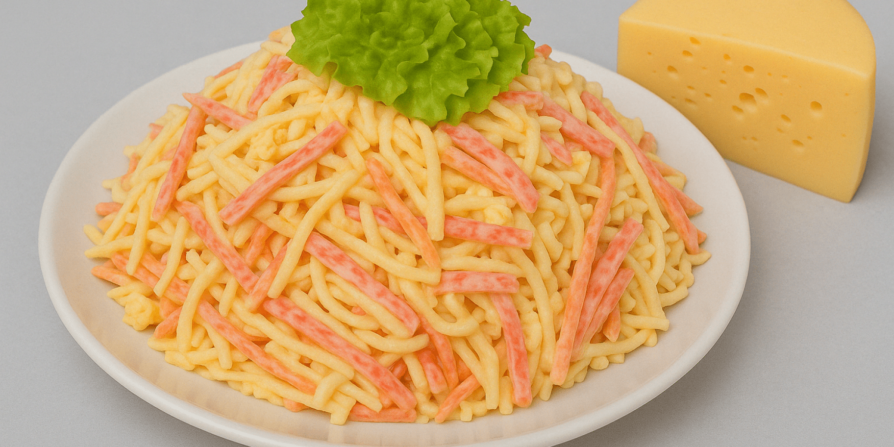 Салат з крабовими паличками і сиром