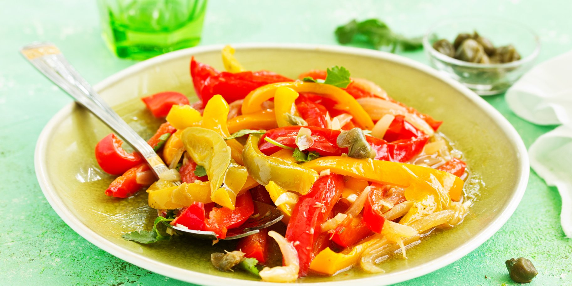 Салат из перца с орехами