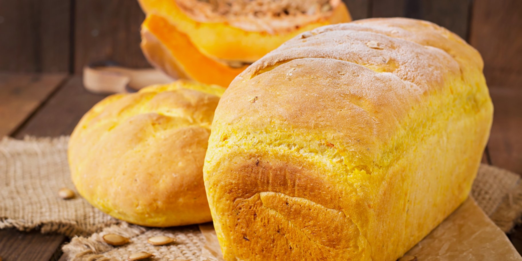 Тыквенный хлеб на дрожжах