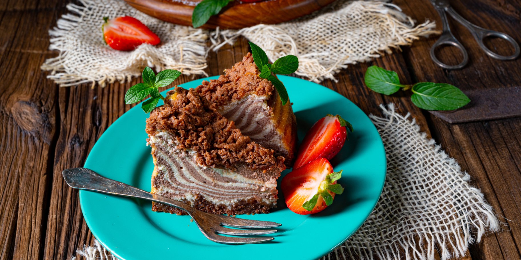 чизкейк зебра