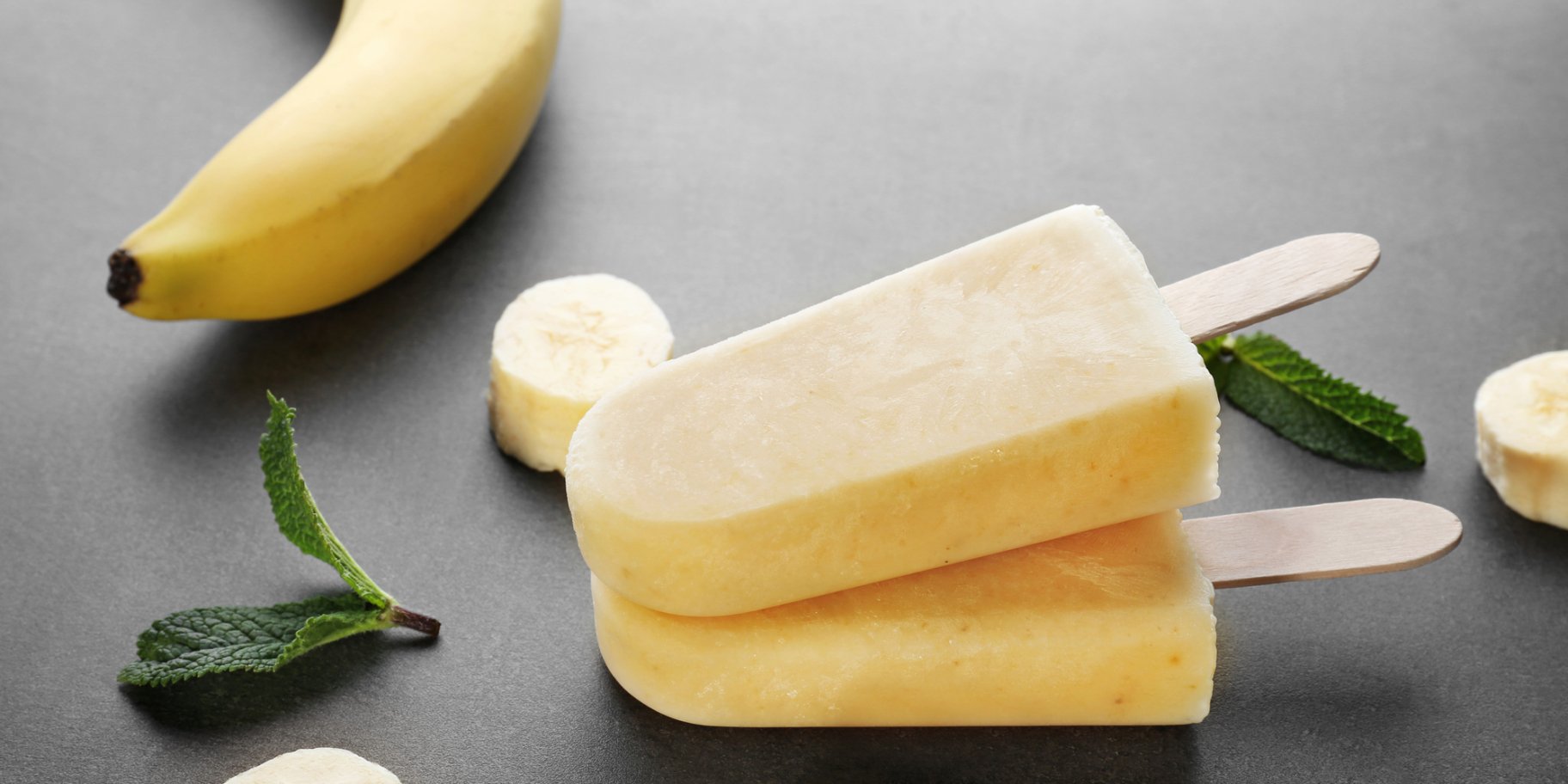 Домашнее банановое мороженое с молоком