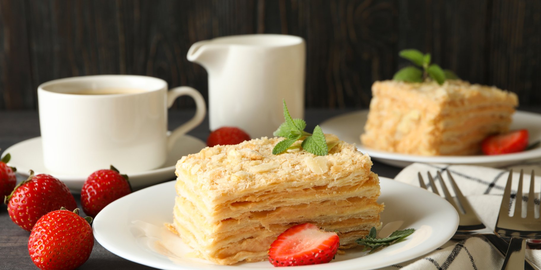 шматок торта "Наполеон"