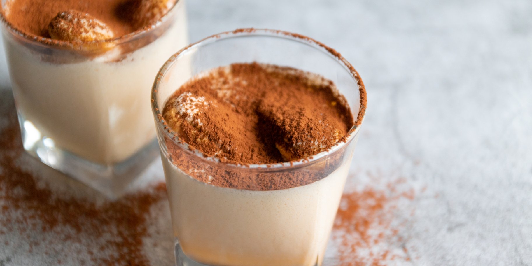 Молочный десерт из цикория и ряженки