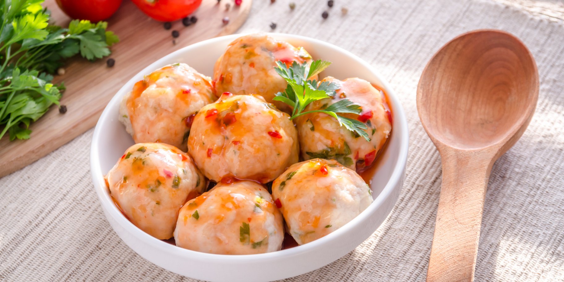 Тюфтельки з курячого фаршу і спельти