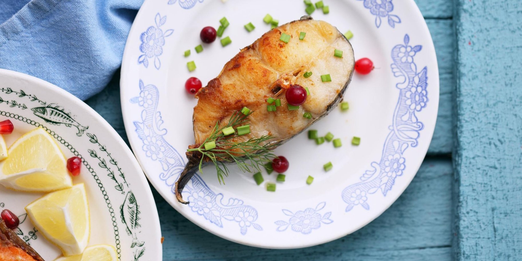 Смажена риба з часником