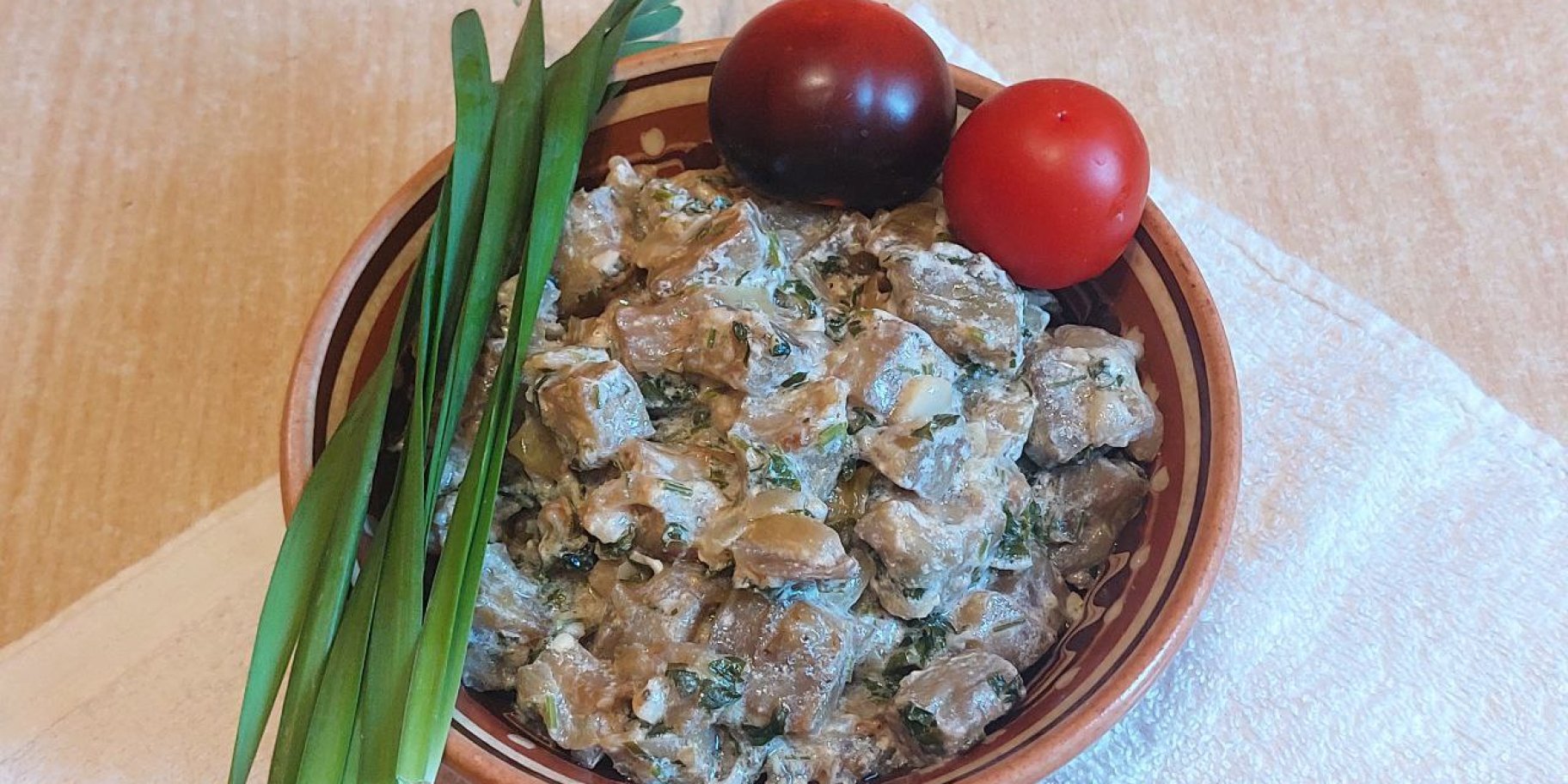 Баклажаны в сметане