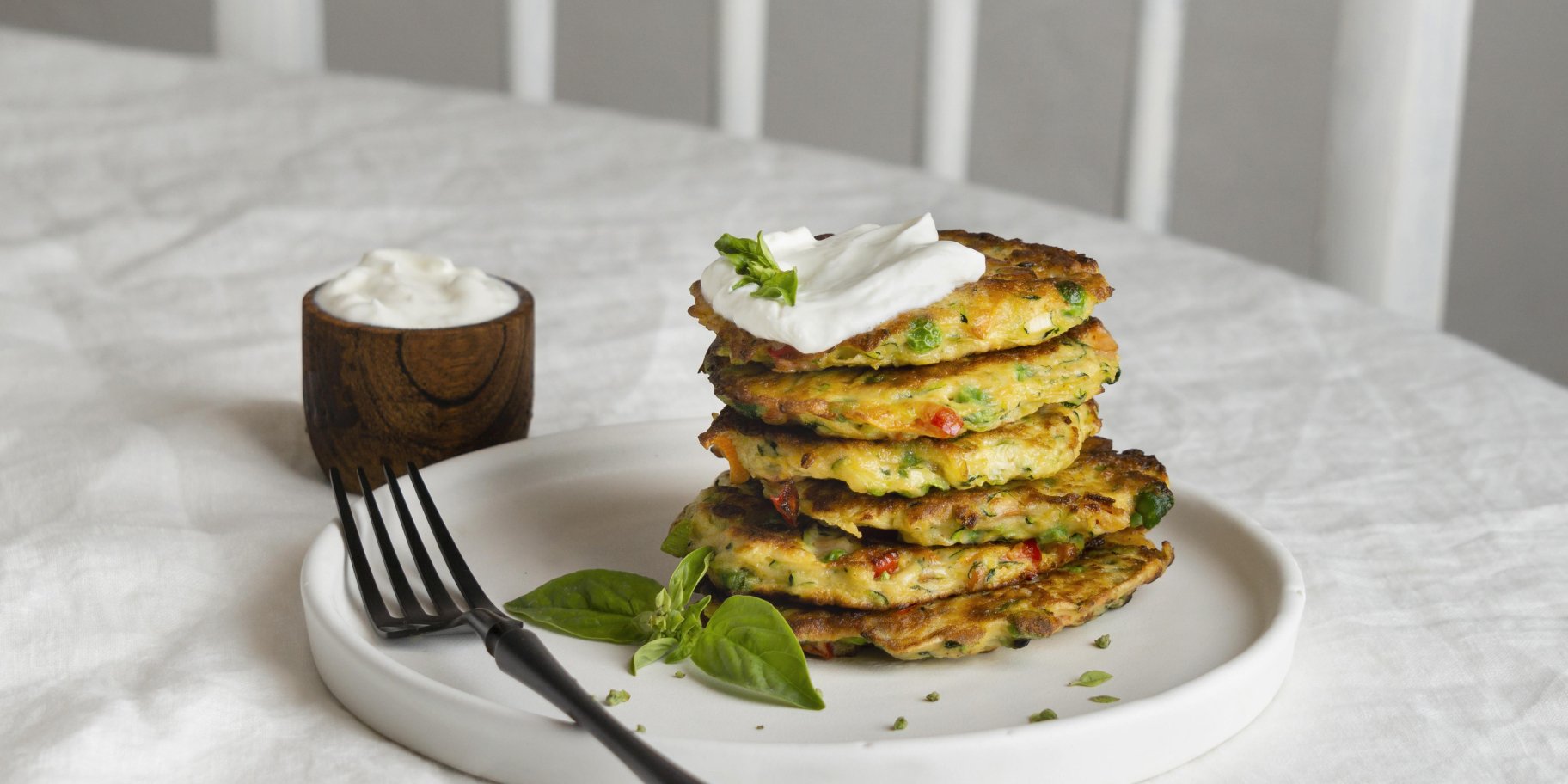 Оладки з гречкою та зеленою цибулею