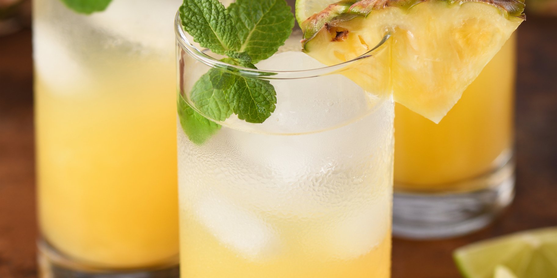 Мохито с ананасом