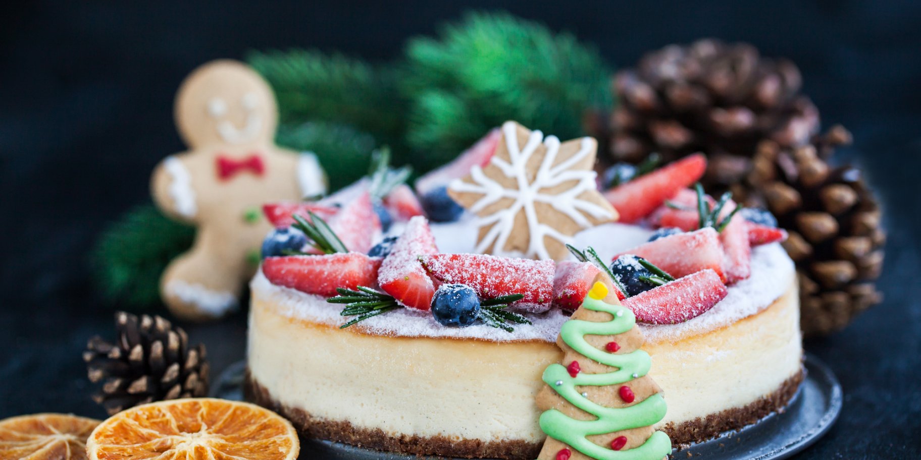 Новорічний чизкейк у духовці