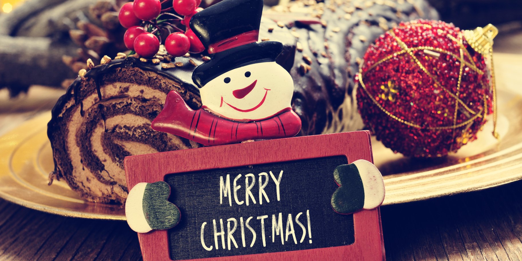 різдвяне поліно, сніговик