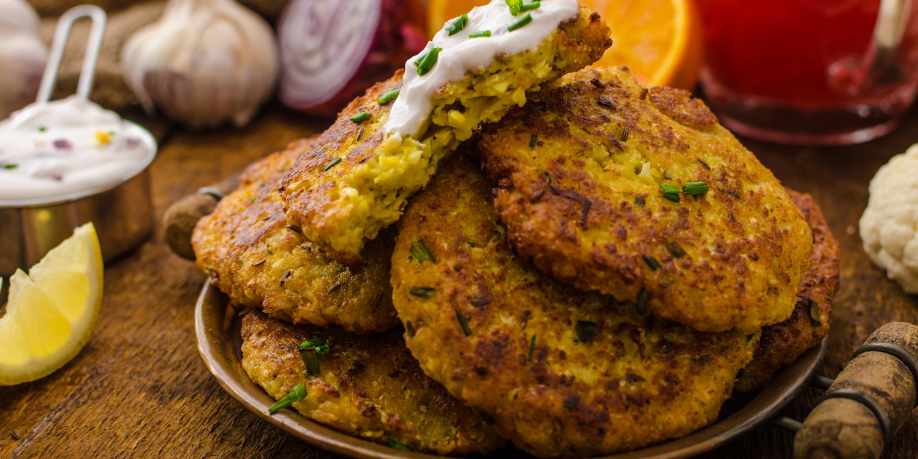 Оладки з цвітної капусти рецепт