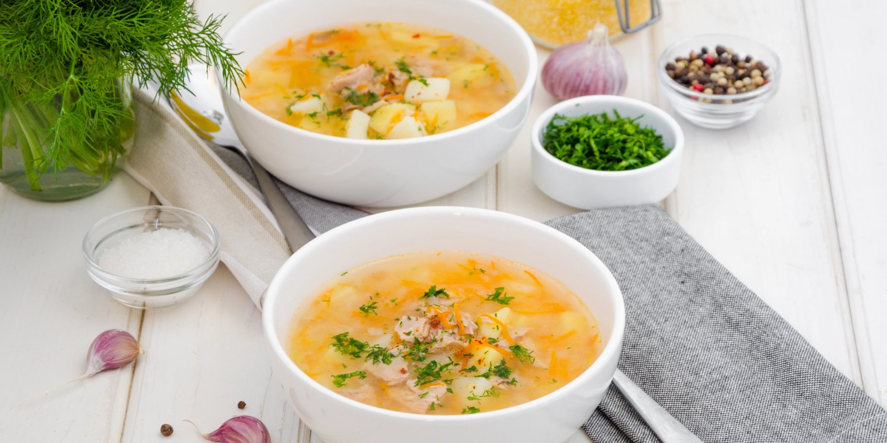 Росівниця з куркою і свининою