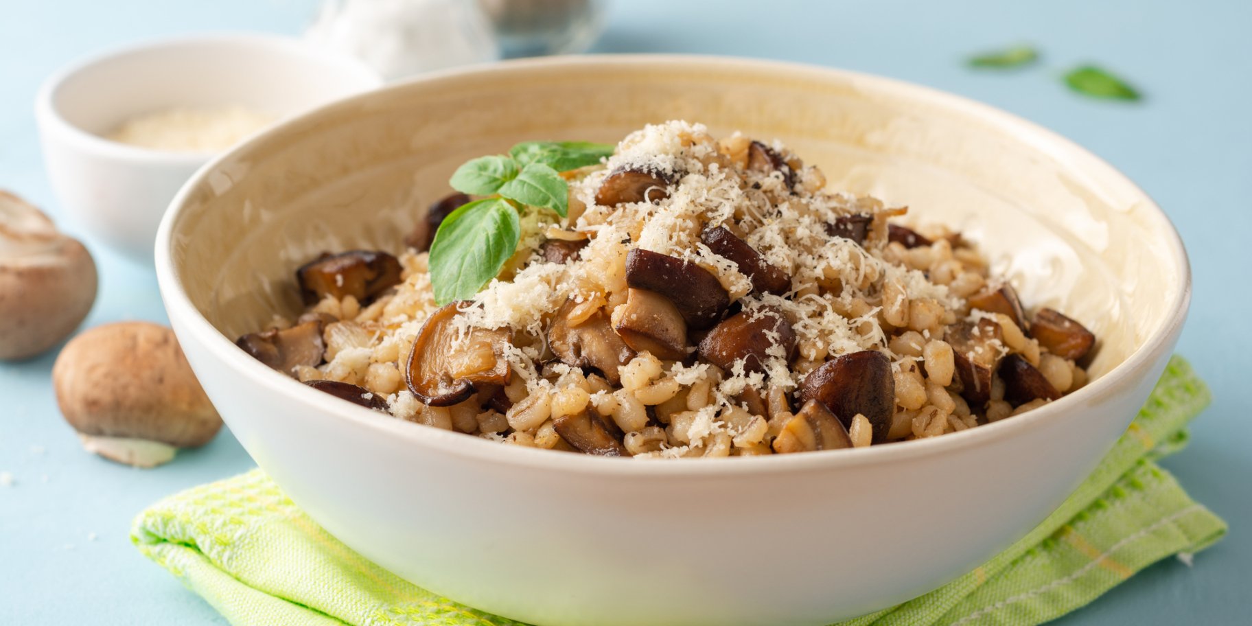 Орзотто с шампиньонами