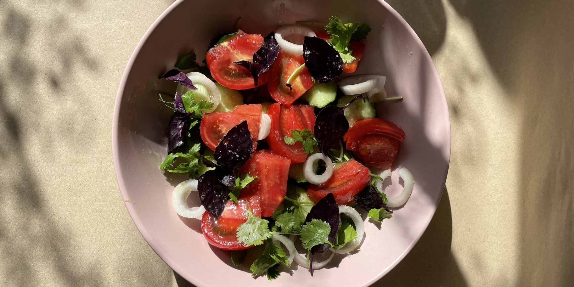 самый простой летний салат