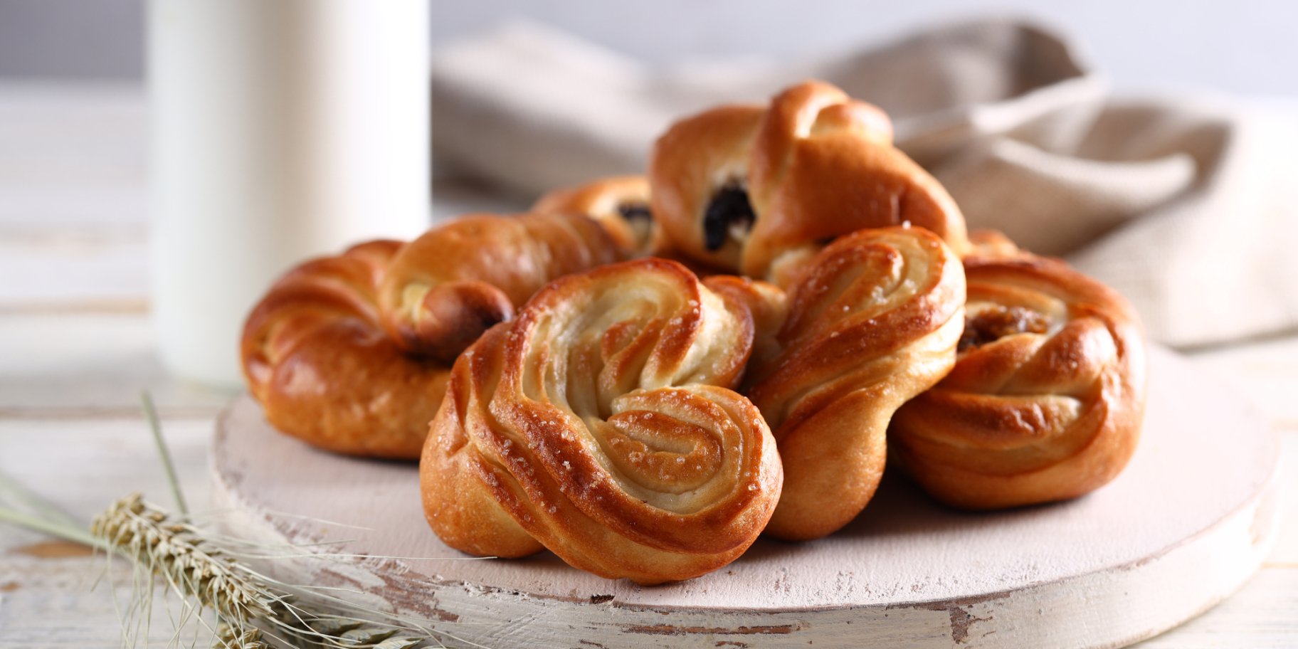 Булочки плюшки з какао