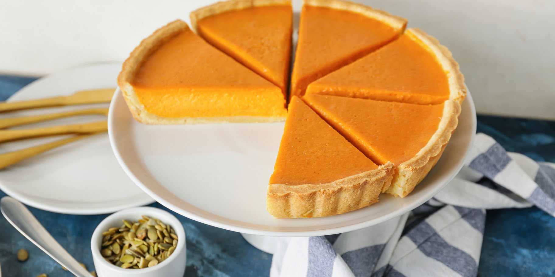 Веганский тыквенный пирог