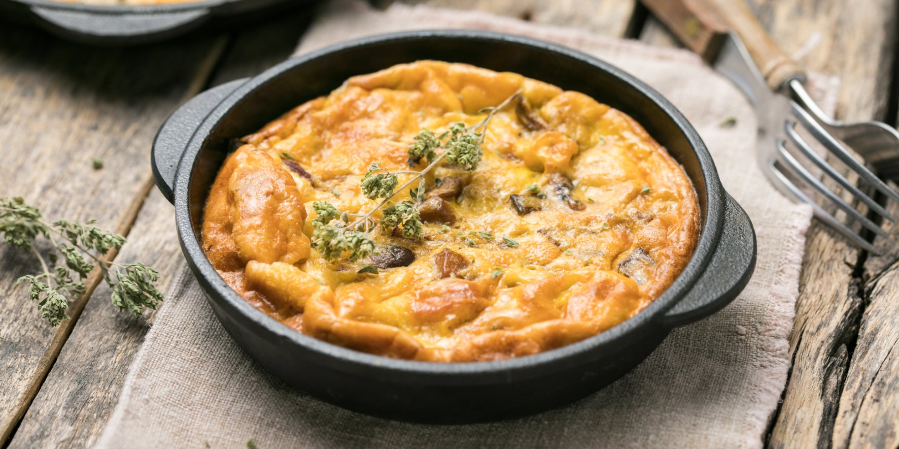 Омлет з фаршем