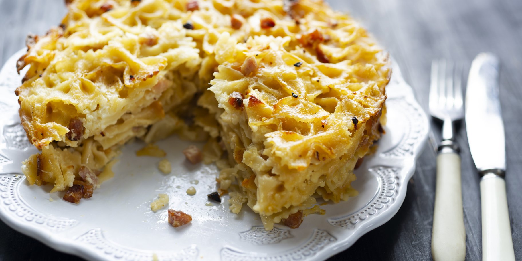 Фарфале із шинкою