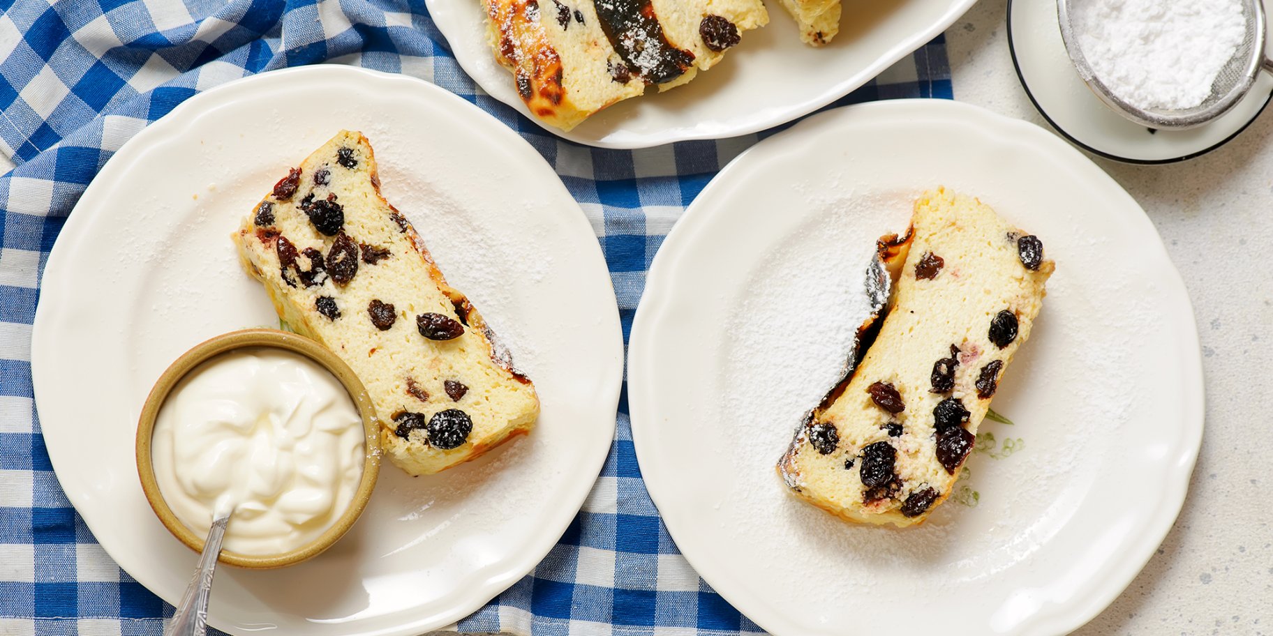 Сирна запіканка з родзинками