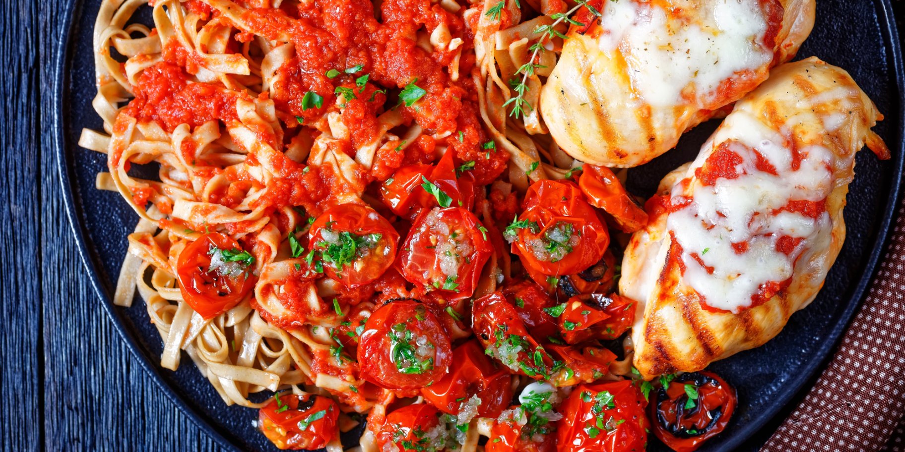 Курица с черри