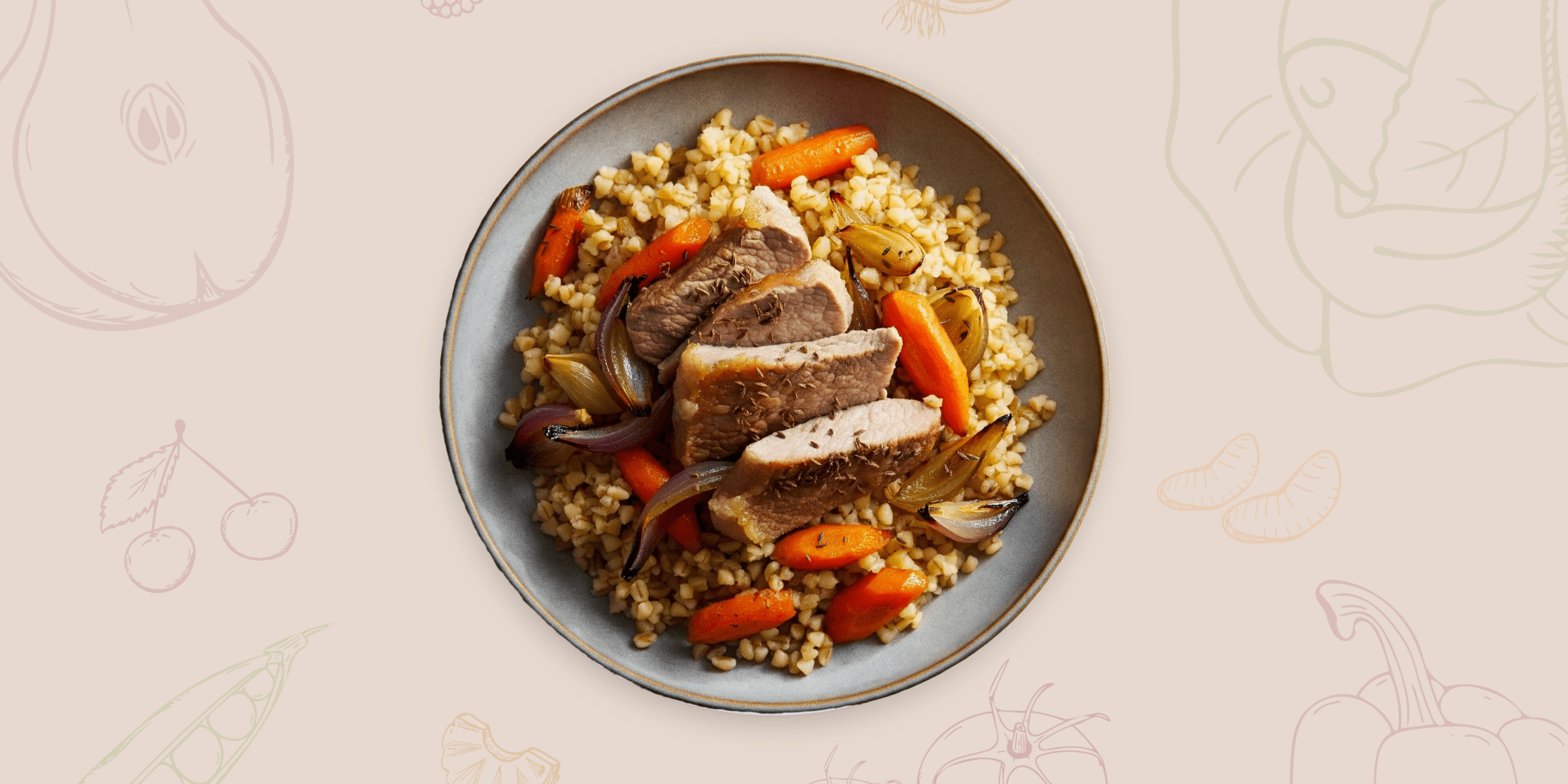 Плов з булгуру зі свининою від Клопотенка