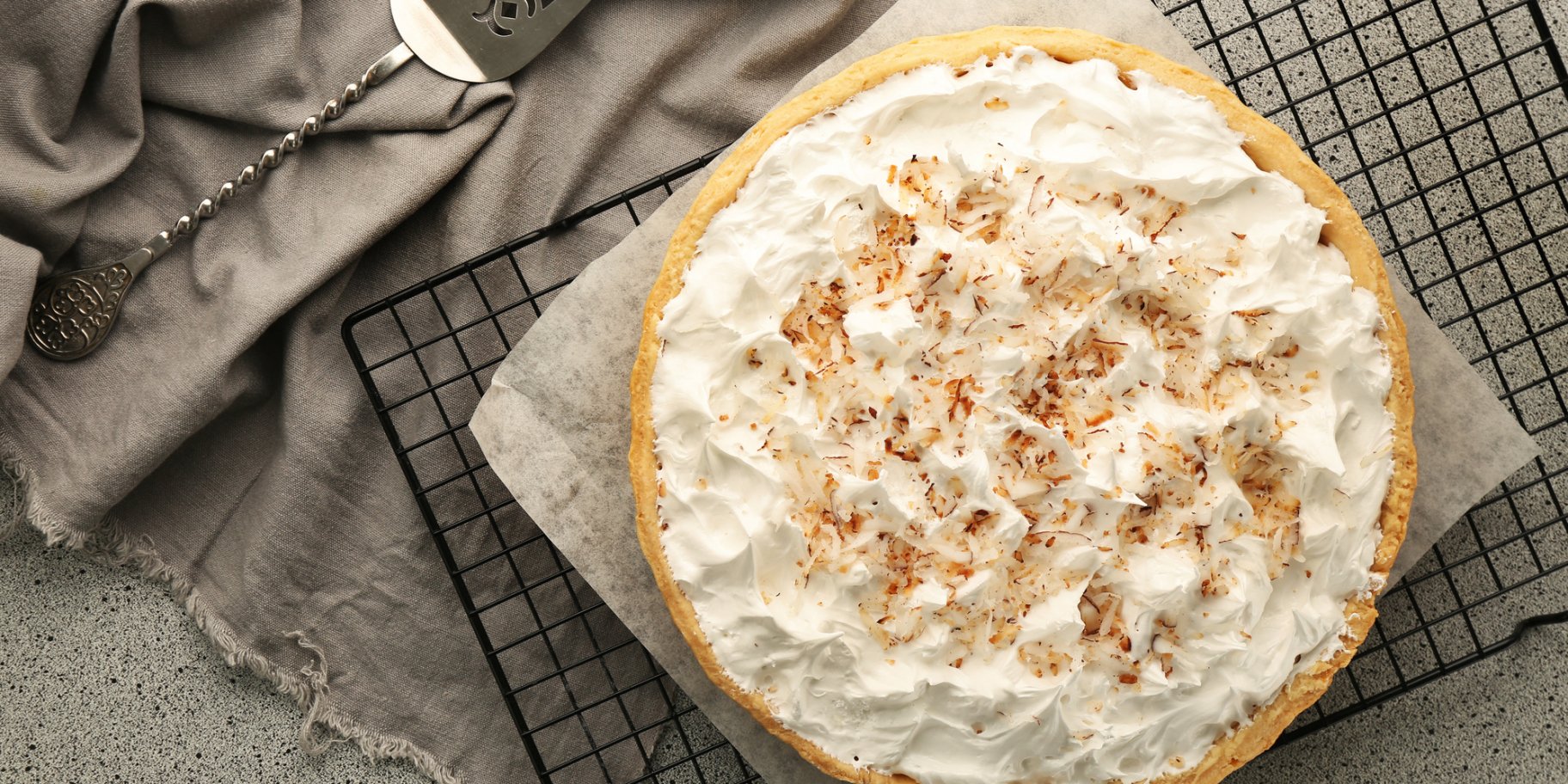 Кокосовий тарт з кремом