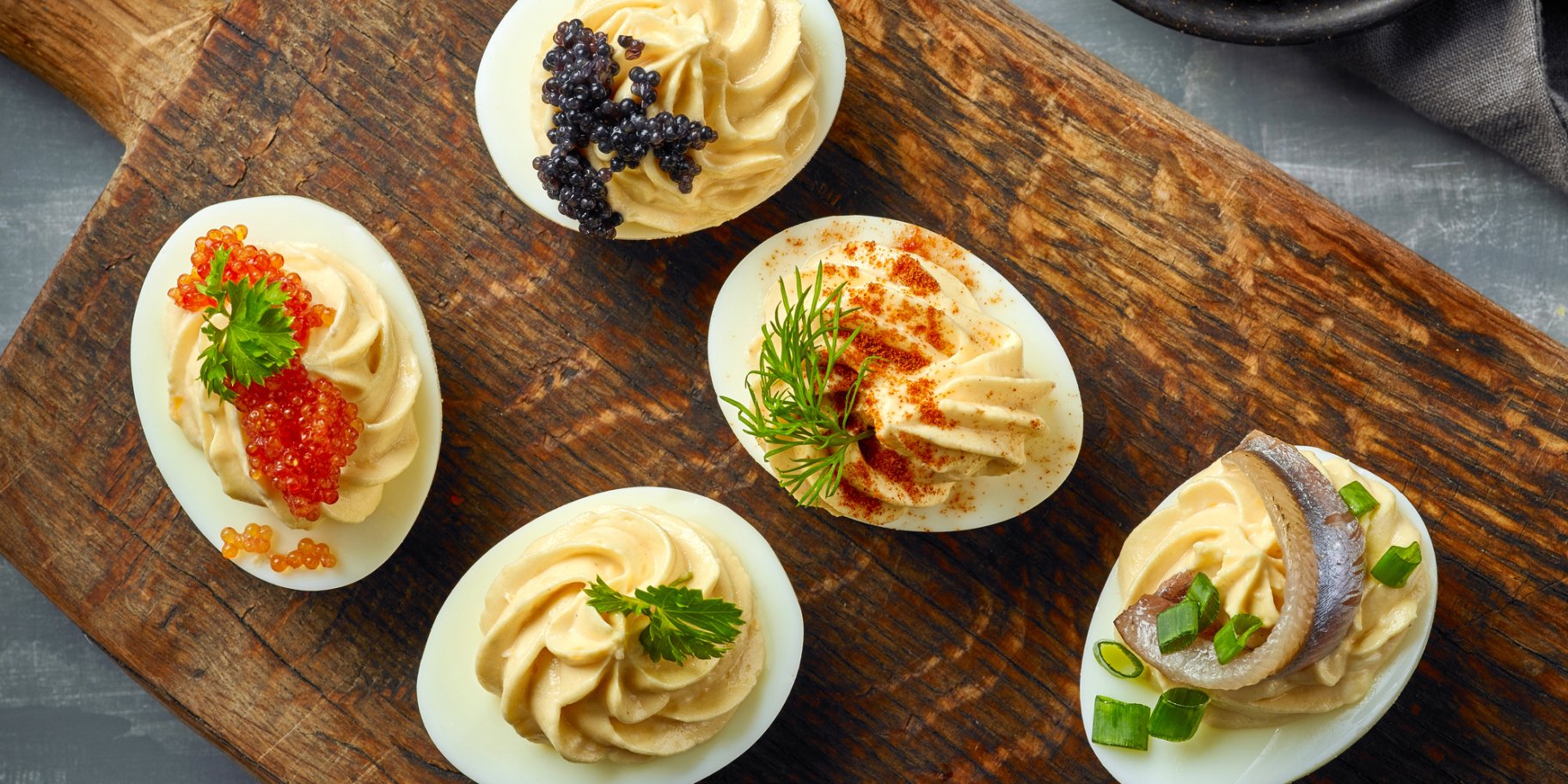 Фаршировані варені яйця