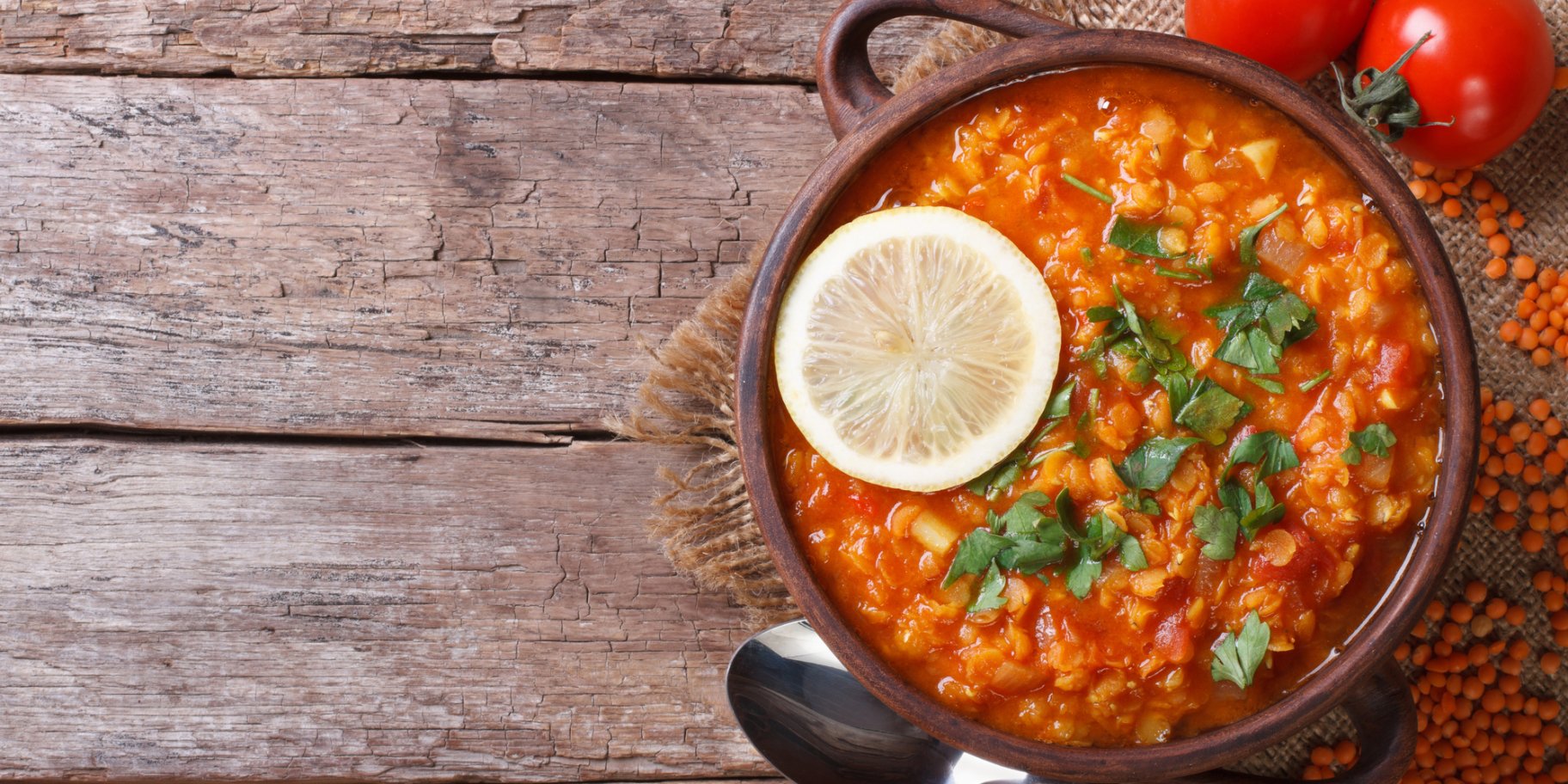 Суп з булгуром та сочевицею