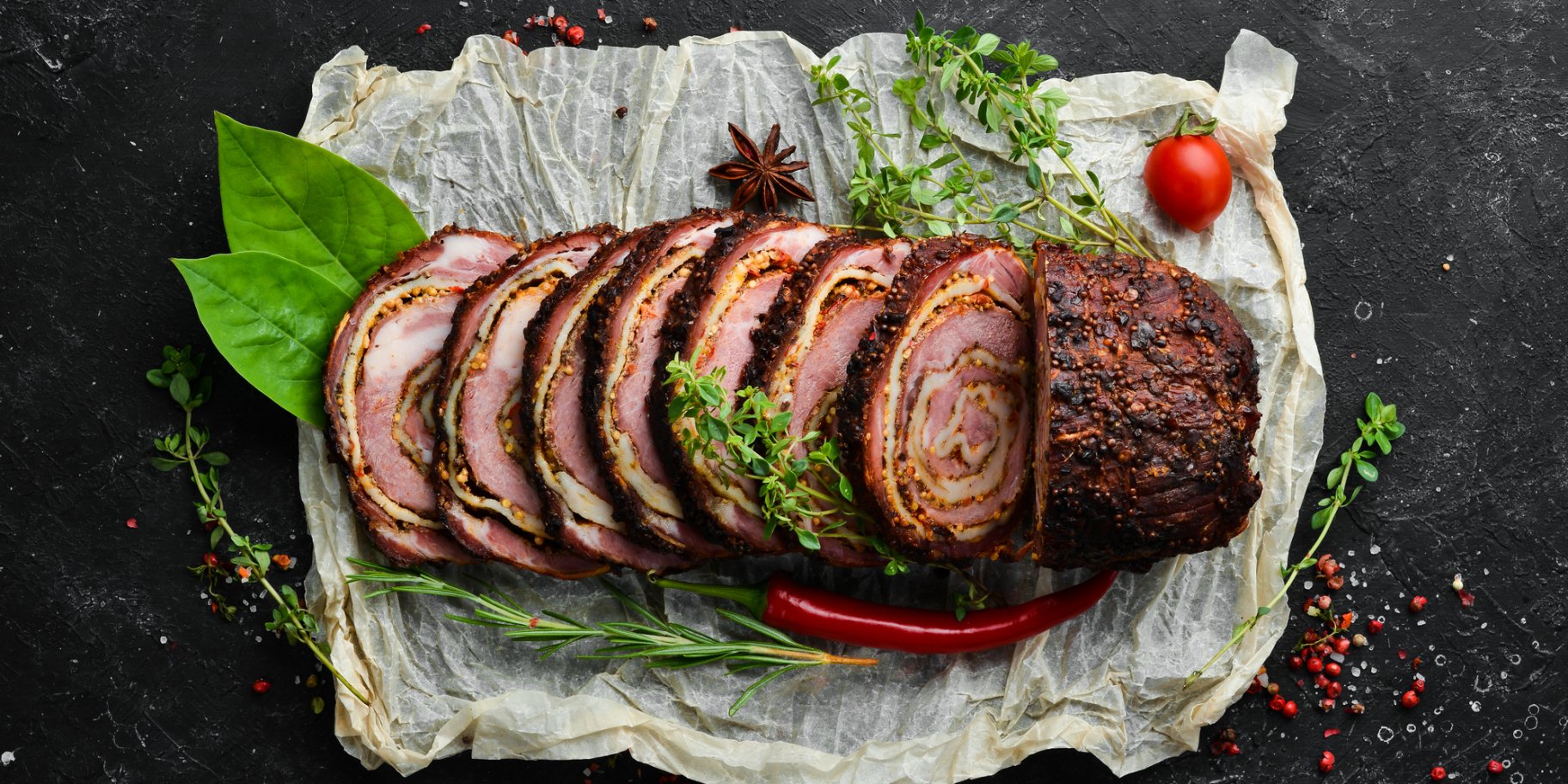 Запечена баранина з сулугуні та гірчицею