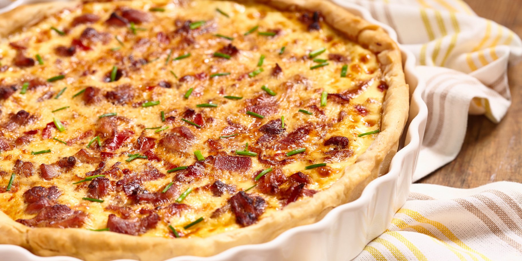 Кіш з бататом та шпинатом