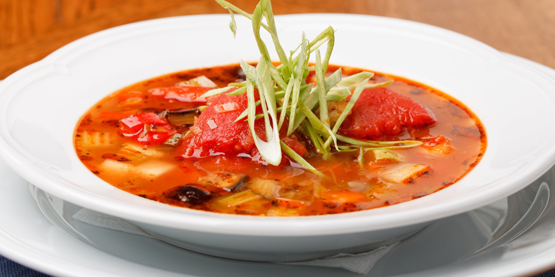 Рыбный суп с томатами