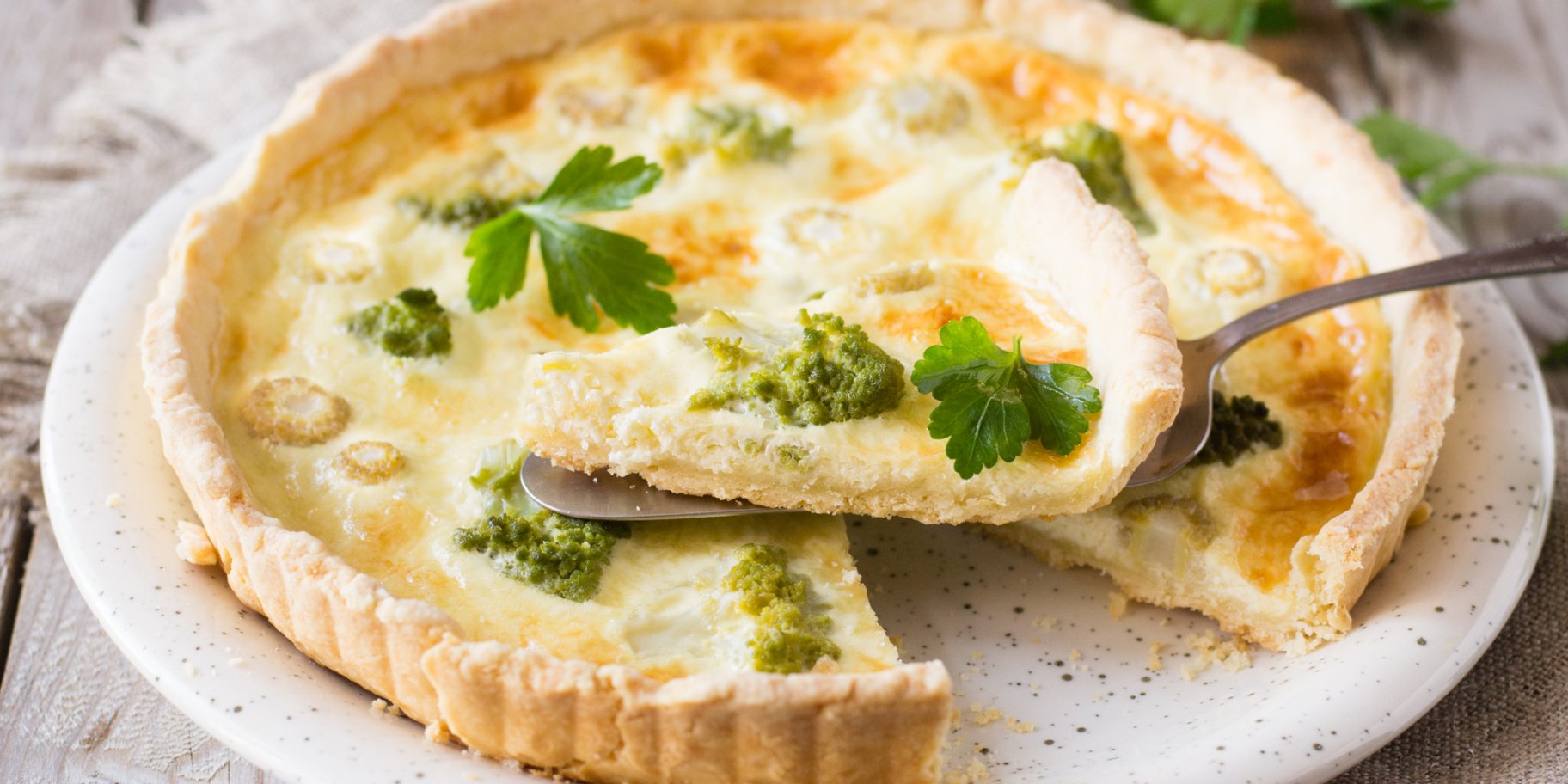 Тарт з цвітною капустою під сиром