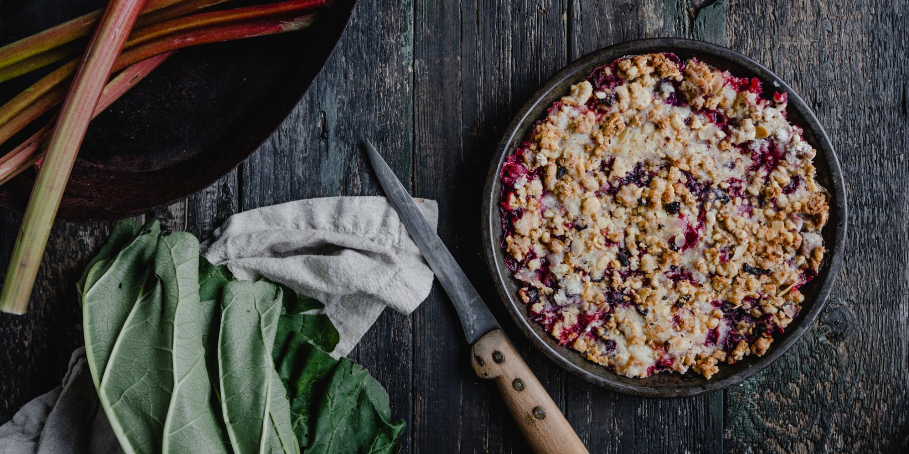 Пиріг з ревенем