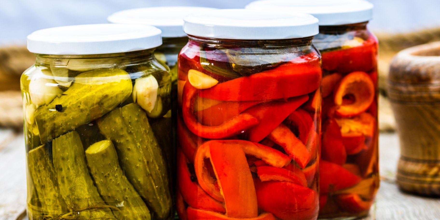 Маринований перець з кропом