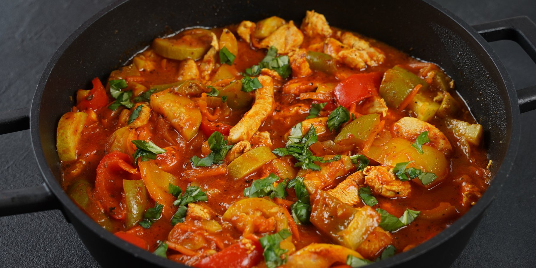 Овочеве рагу з індичкою