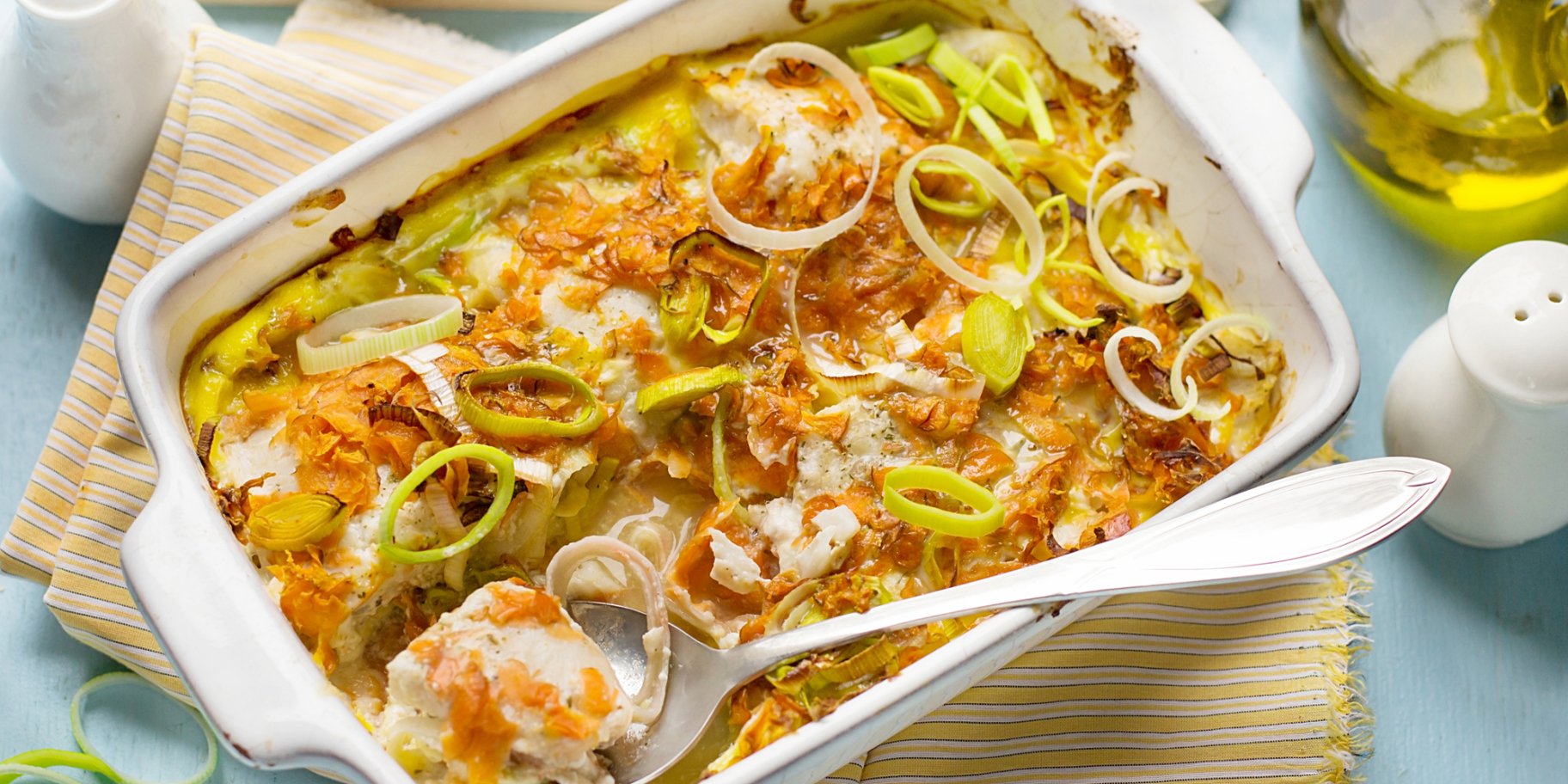 Хек запечений