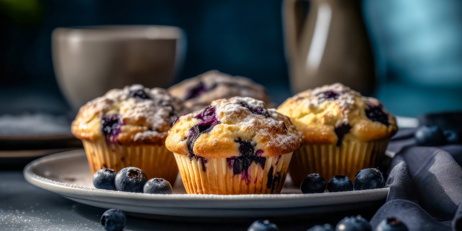 Мафіни з чорницею