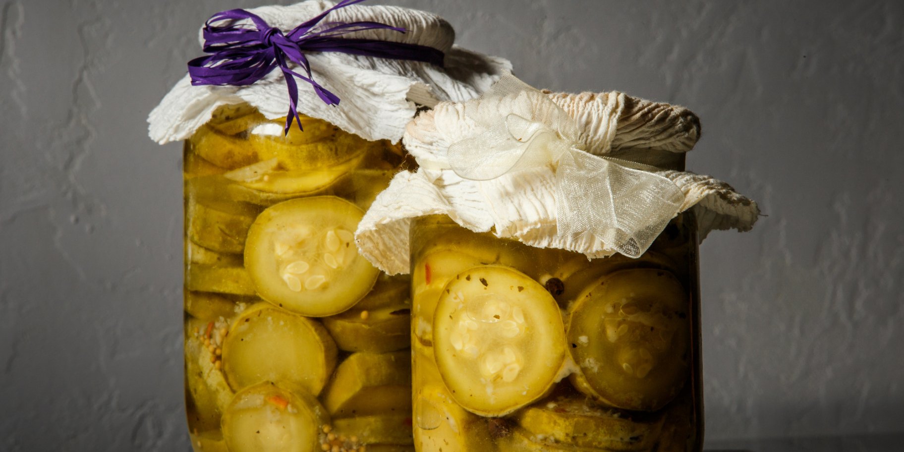 Маринованные дольками кабачки