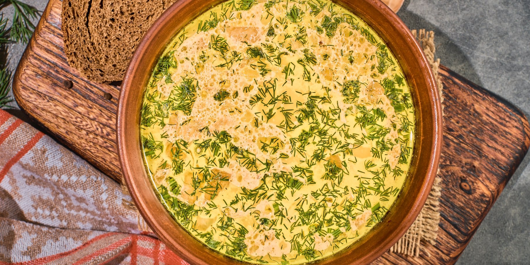 Грибний суп із сиром