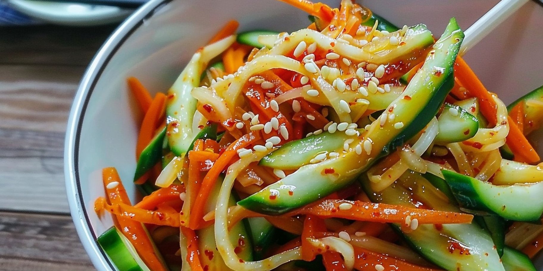 Салат з огірків та моркви по-корейськ