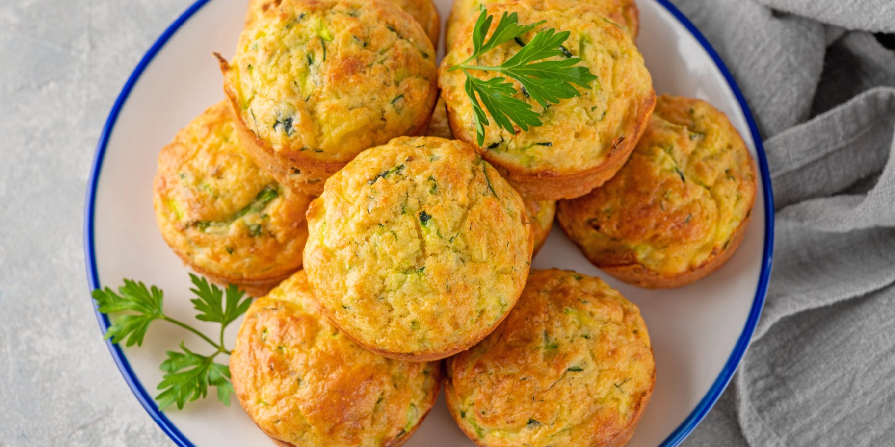 Сирні кекси з кабачком