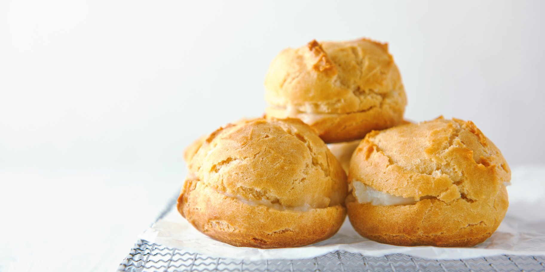 Профитроли с ветчиной