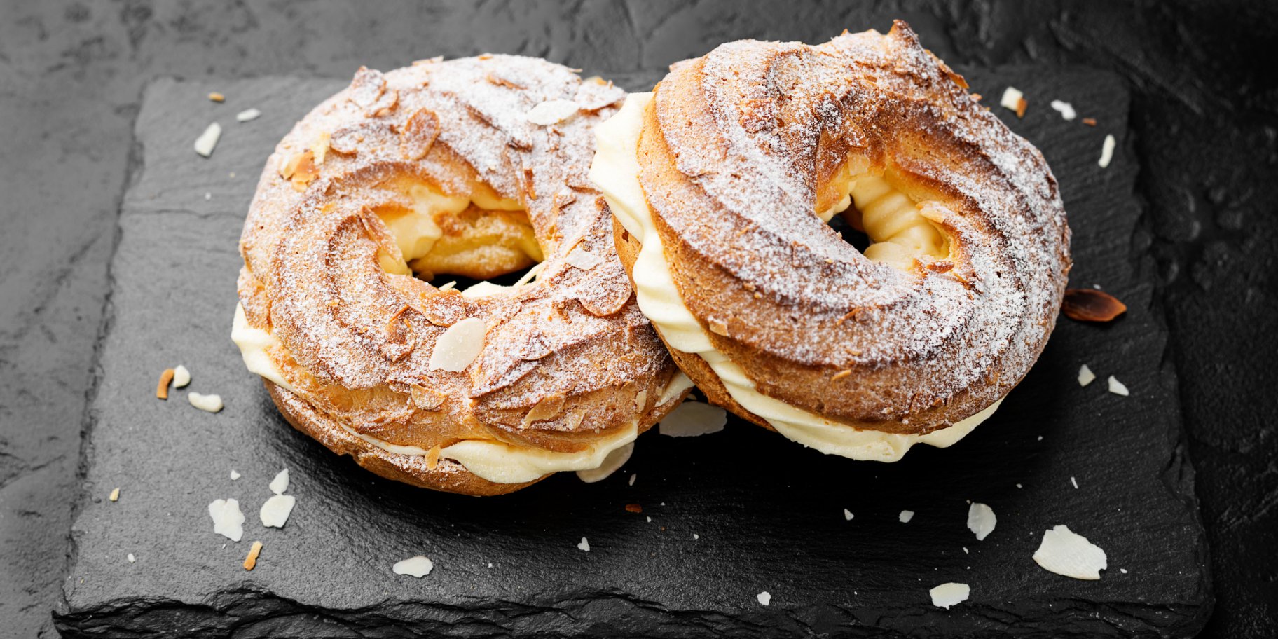 Заварні кільця з кремом