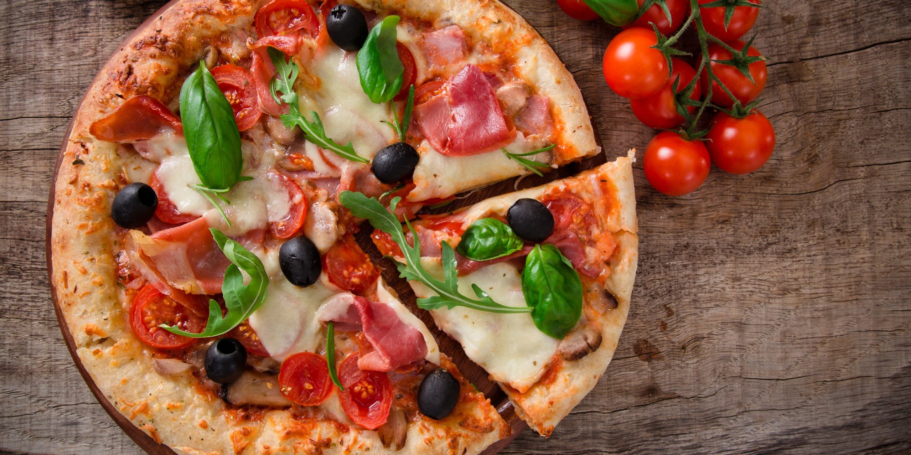 Бабушкина пицца с ветчиной